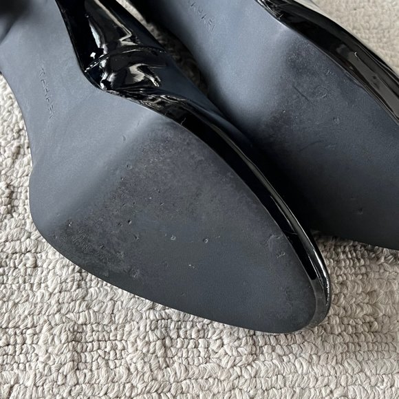 Tahari Women's Platform Black Patent Leather Stiletto Heels - Size 9.5 - Picture 7 of 7